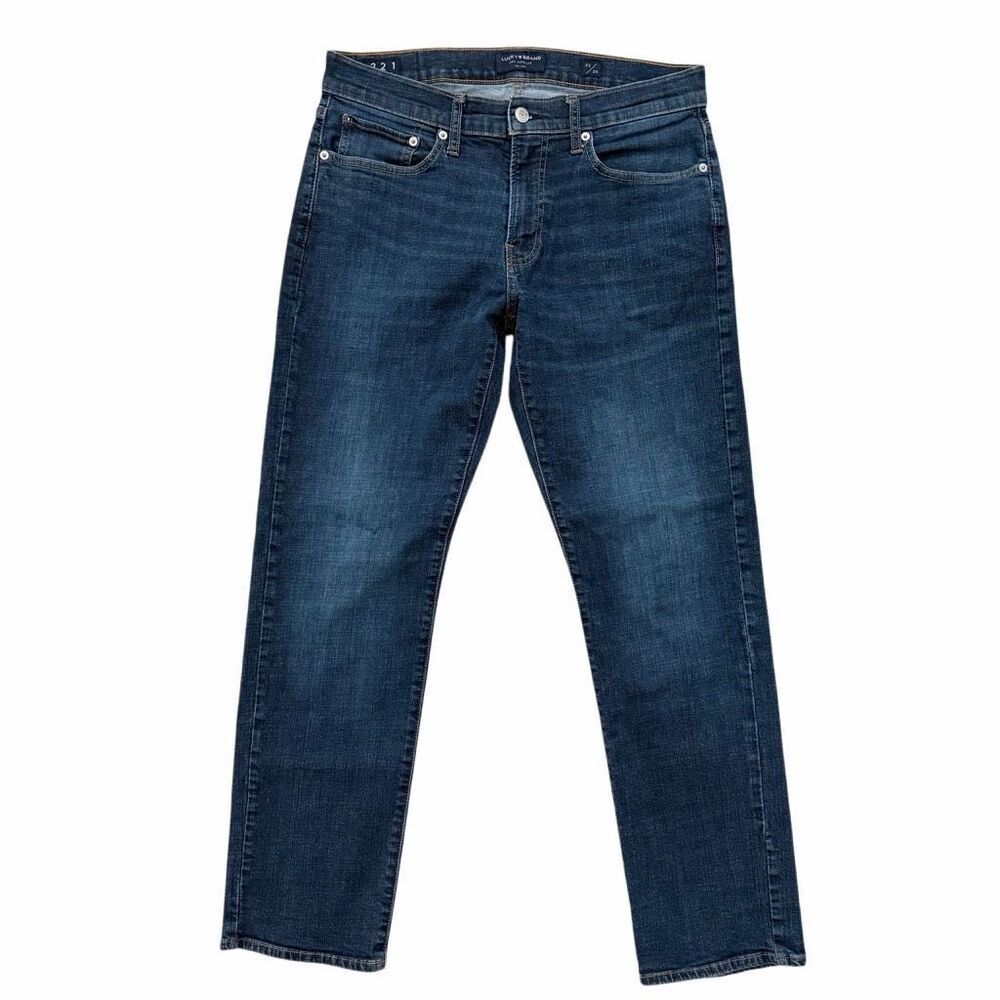 Lucky Brand 221 Original Straight Jeans Men’s Blue Denim Medium Wash 32x30